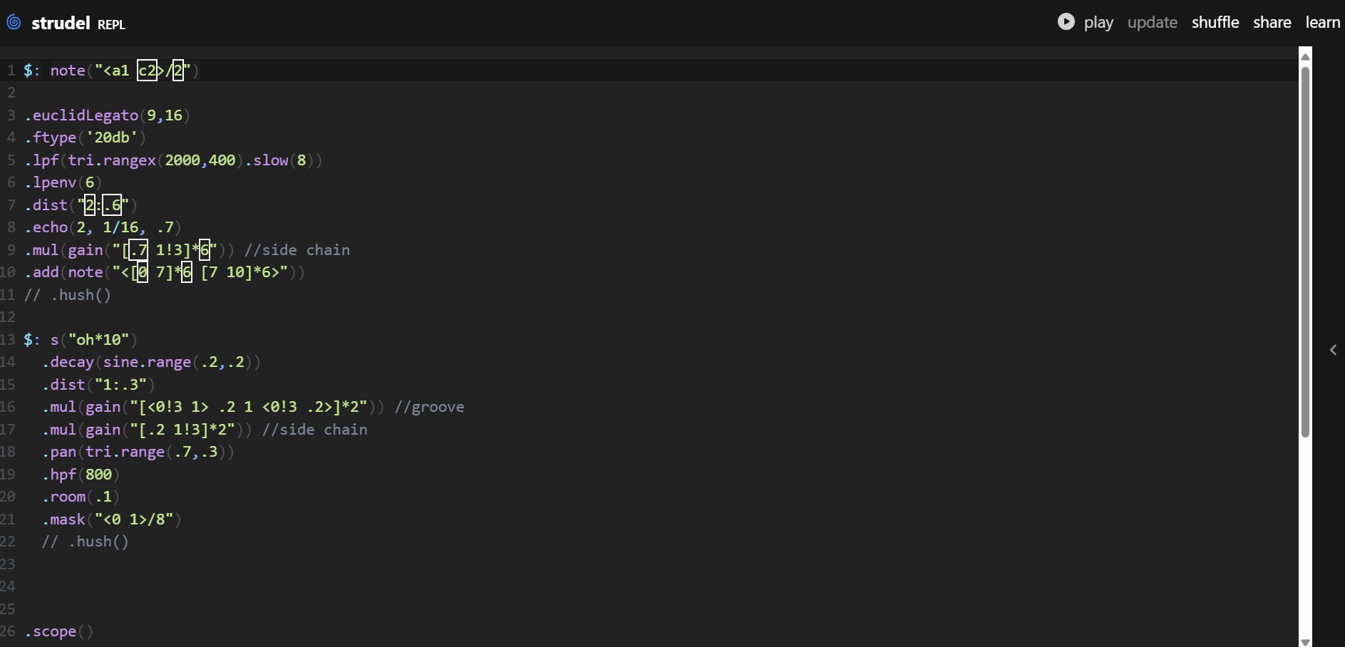Strudel screen grab 1